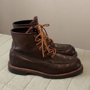 Classic Brown Leather Men's Boots
